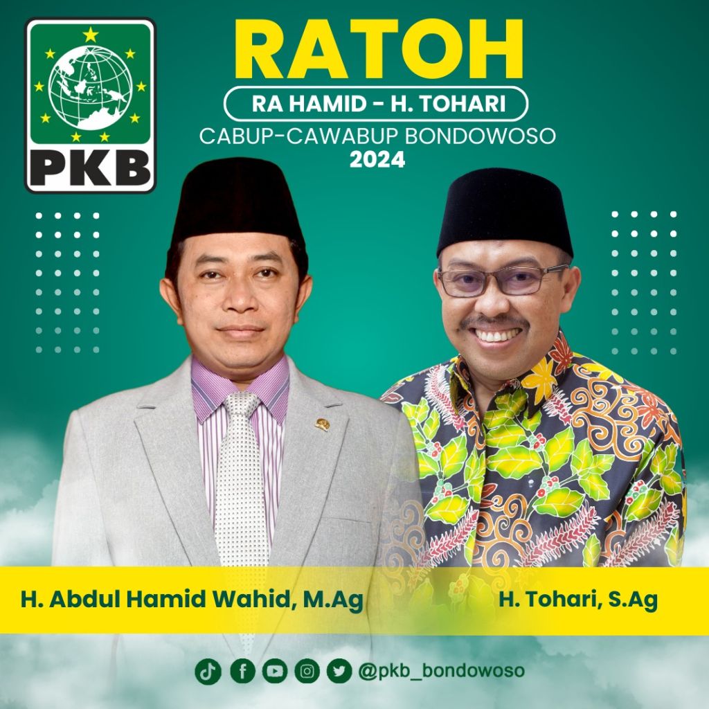 PKB Tanpa Koalisi Usung Kiai Hamid-Tohari di Pilbup Bondowoso 2024