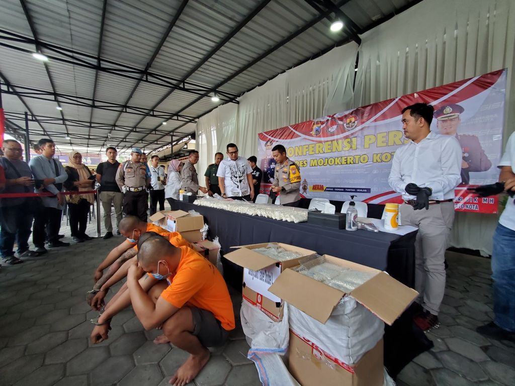 Polres Mojokerto Kota gagalkan peredaran pil koplo senilai Rp3 M