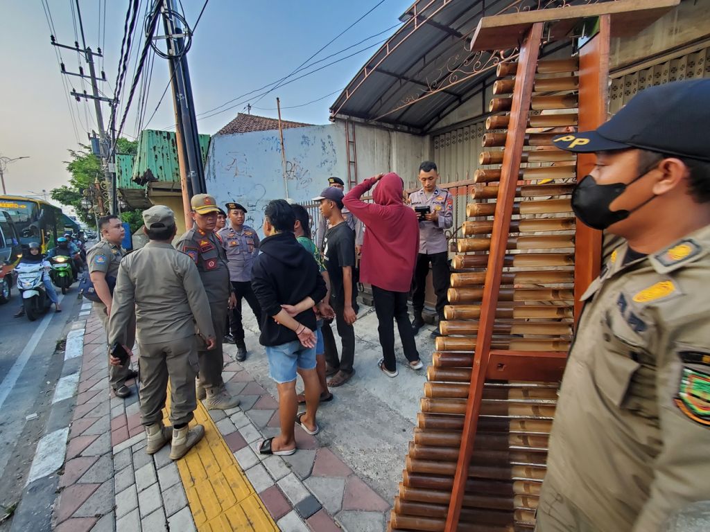 Razia Satpol PP Kota Mojokerto