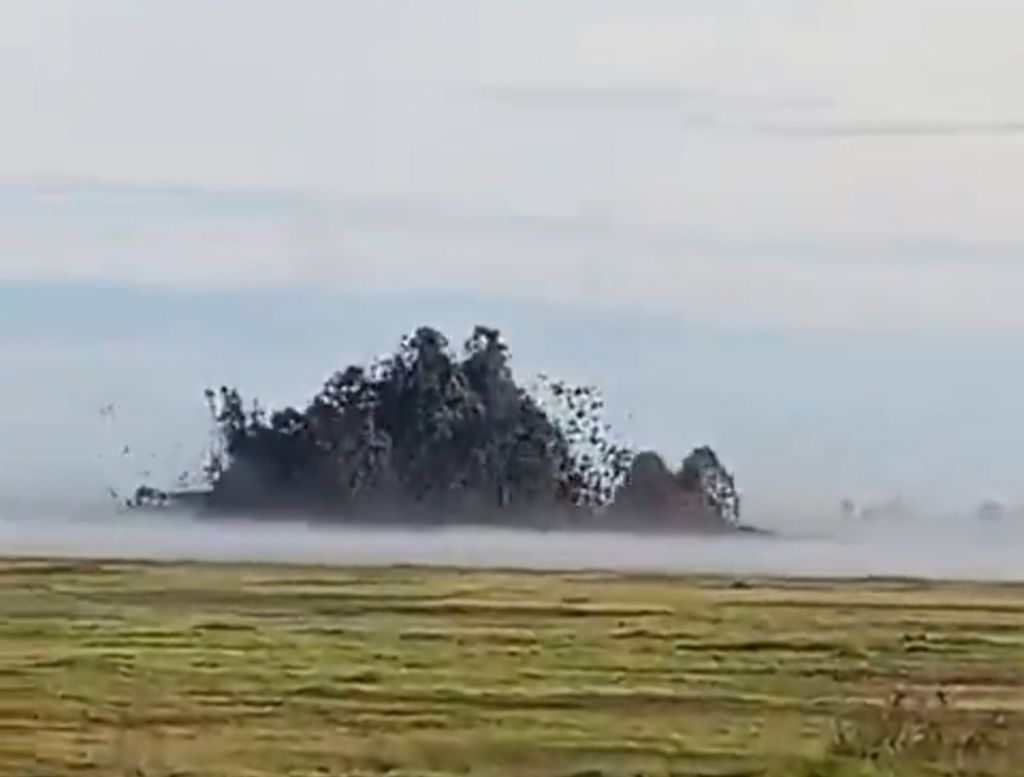Bledug Kesongo di Blora Kembali Muntahkan Lumpur