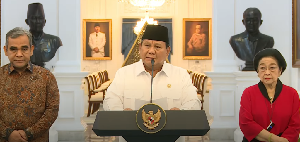 Presiden Prabowo: DPR Cabut Tunjangan dan Moratorium Kunjungan Kerja ke Luar Negeri
