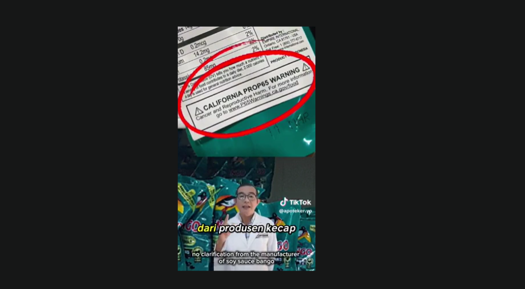 Viral Label “Peringatan Kanker” Kecap Bango di AS, Apoteker Ungkap Penyebabnya