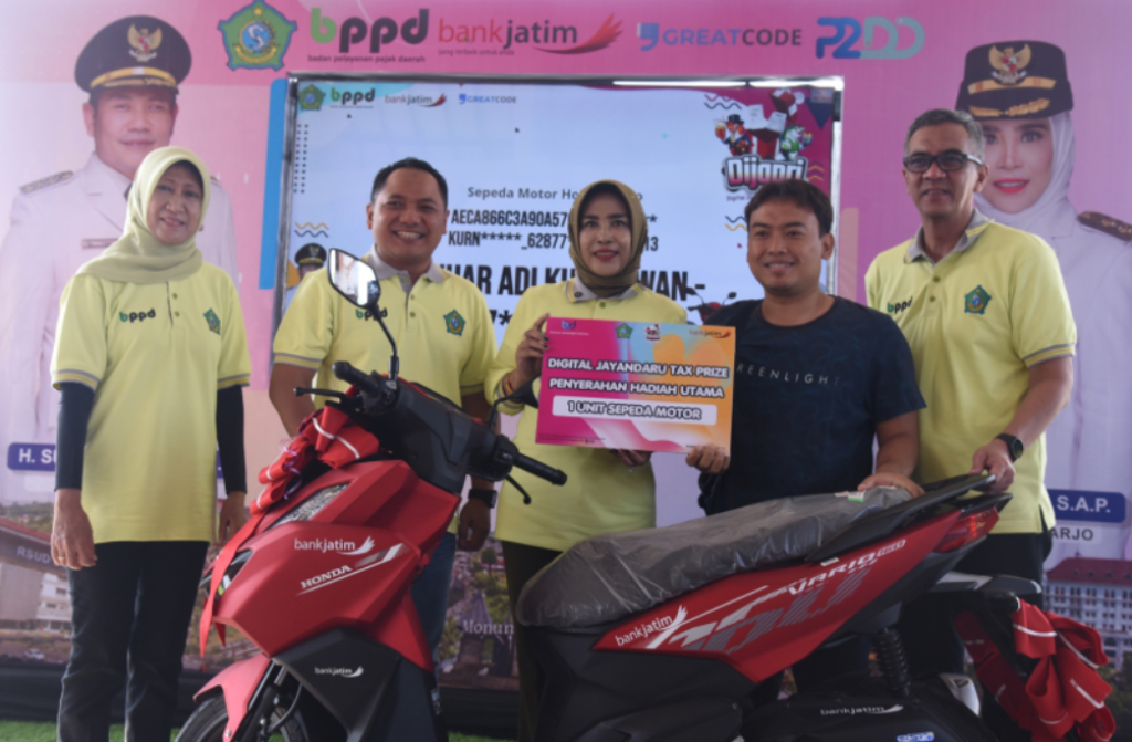 Pemkab Sidoarjo Beri Apresiasi Wajib Pajak, DIJAPRI 2026 Bagikan Motor hingga Puluhan Hadiah Menarik