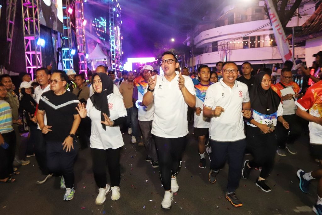 Soma Nite Run di Kota Mojokerto