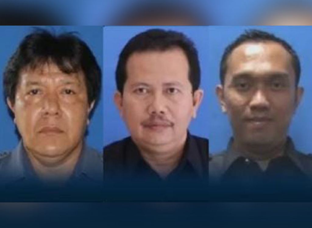 Kolase tiga hakim PN Surabaya tersangka kasus suap vonis bebar Ronald Tannur