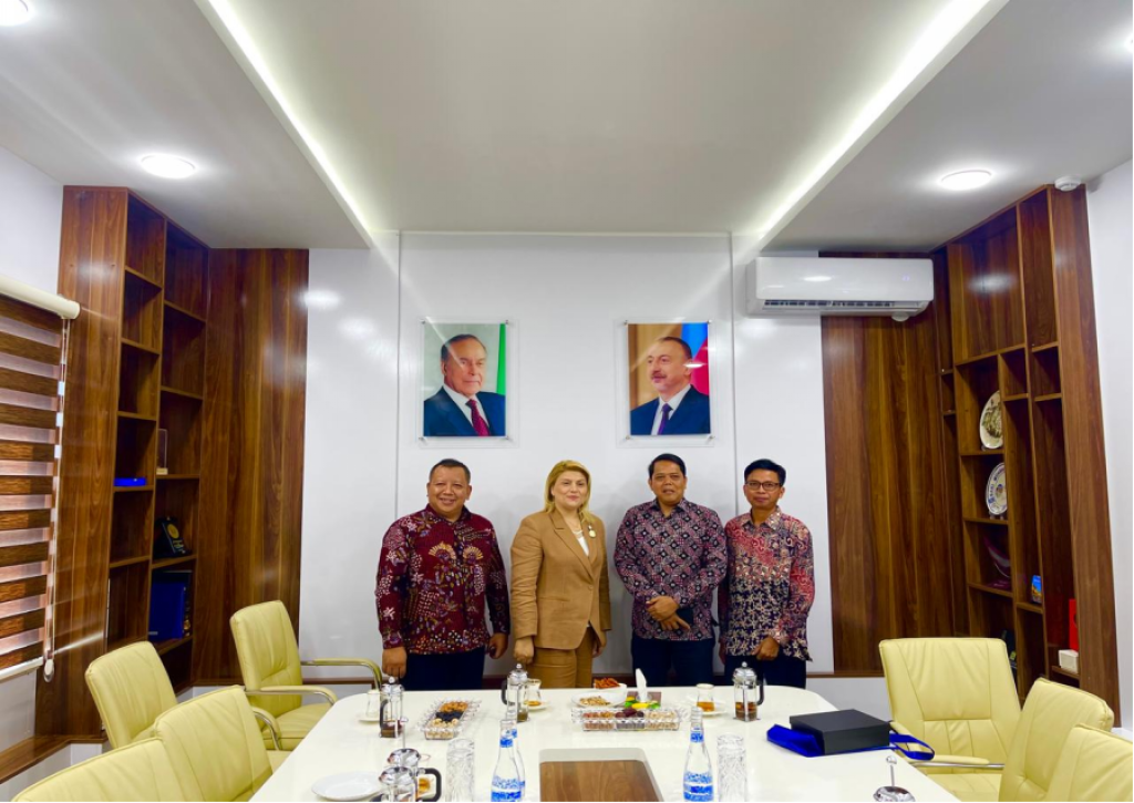 Unesa dan Baku Engineering University (BEU) mengadakan pertemuan dalam rangka penandatanganan MoU kerja sama (Foto: Unesa for mili.id)