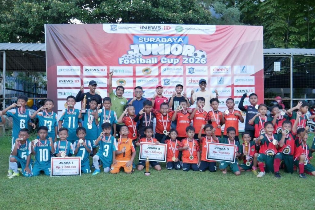 Untag Surabaya Dorong Sportivitas Pelajar lewat Surabaya Junior Football Cup 2026