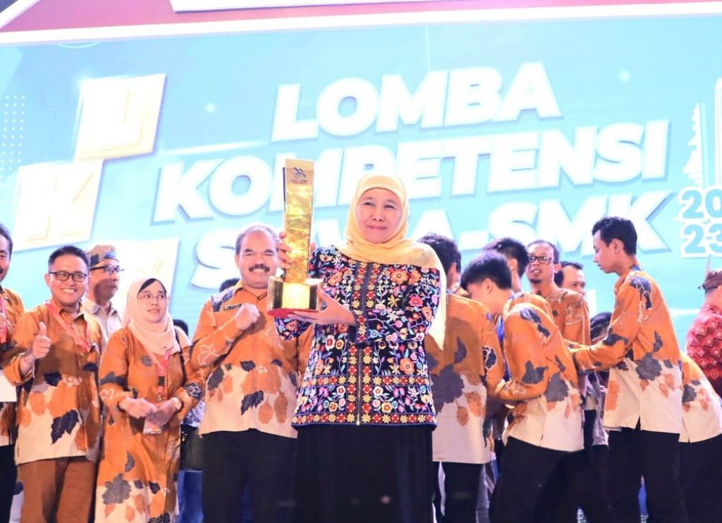 TOP! Jatim Juara Umum LKS SMK Nasional XXXI 2023
