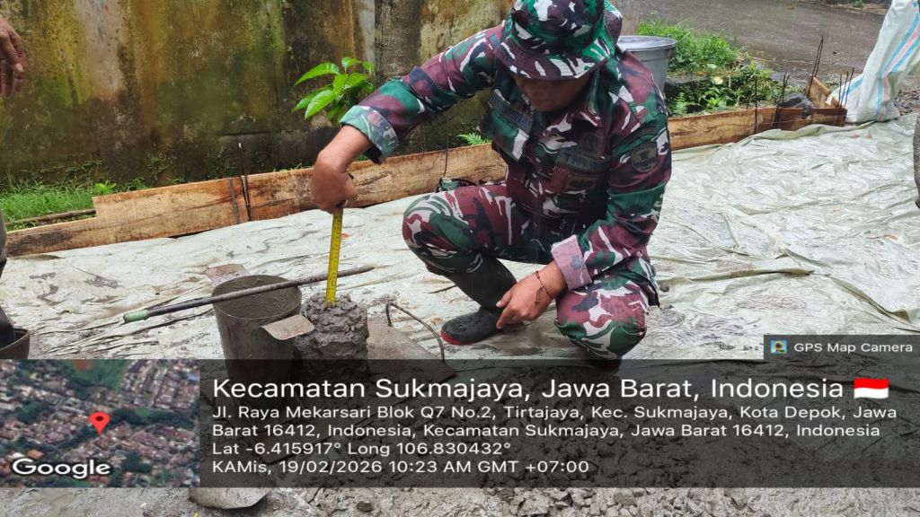 H+9 TMMD Depok: Pengerasan Jalan 222 Meter Tunjukkan Progres Positif