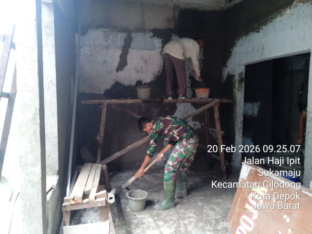 Wujud Kepedulian, Program RTLH TMMD Terus Berjalan di H+10