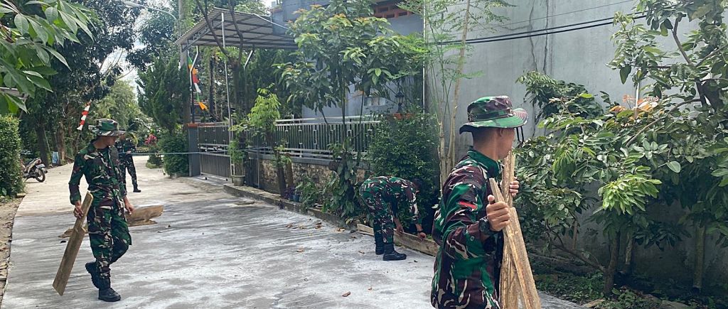 160 Personel Diterjunkan, TMMD Ke-127 Percepat Akses Jalan Warga