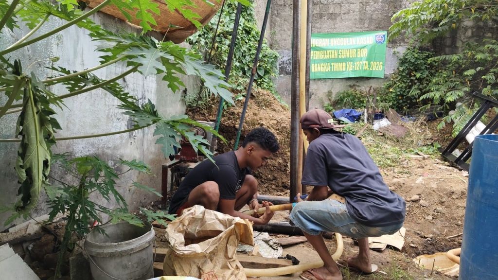 Sinergi TNI–Pemda dan Warga Percepat Proyek Sumur Bor TMMD di Depok