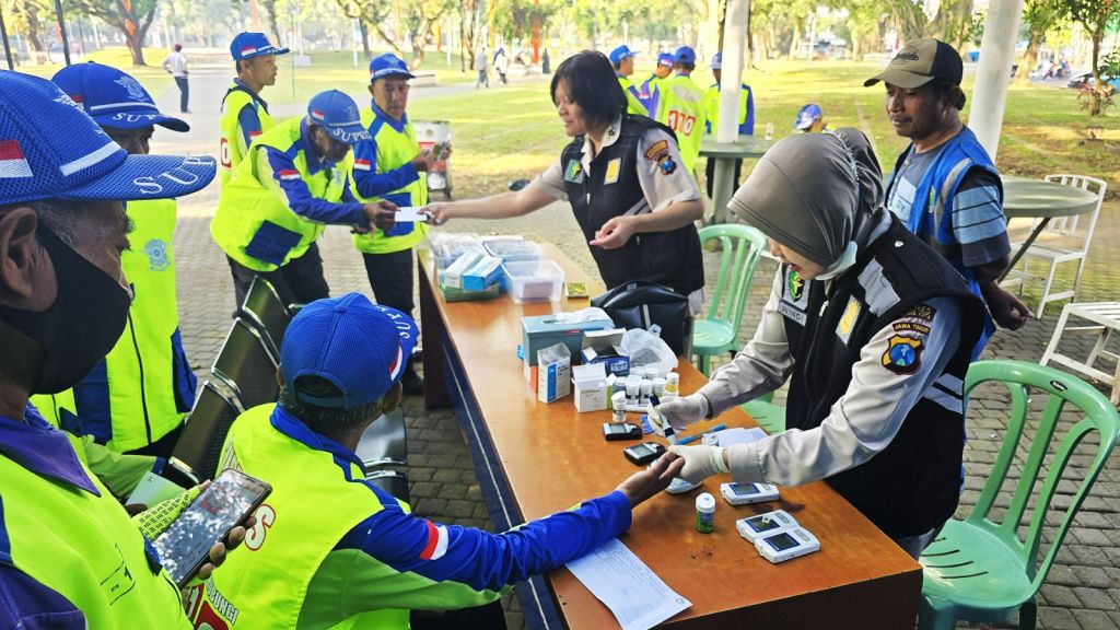 Polresta Malang Kota Memupuk Sinergitas dan Berikan Layanan Kesehatan Gratis ke Supeltas Binaan