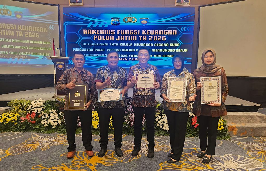 Polresta Malang Kota Raih IKPA Sempurna, Borong Empat Penghargaan di Rakernis Keuangan Polda Jatim 2026